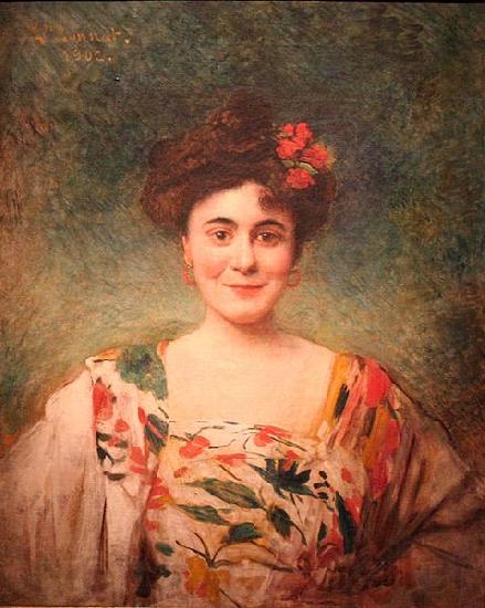 Leon Joseph Florentin Bonnat Portrait de madame Dotezac